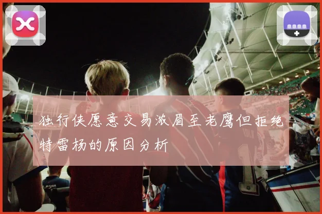 独行侠愿意交易浓眉至老鹰但拒绝特雷杨的原因分析