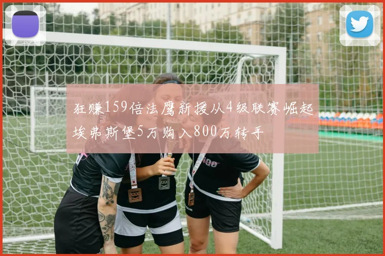 狂赚159倍法鹰新援从4级联赛崛起埃弗斯堡5万购入800万转手